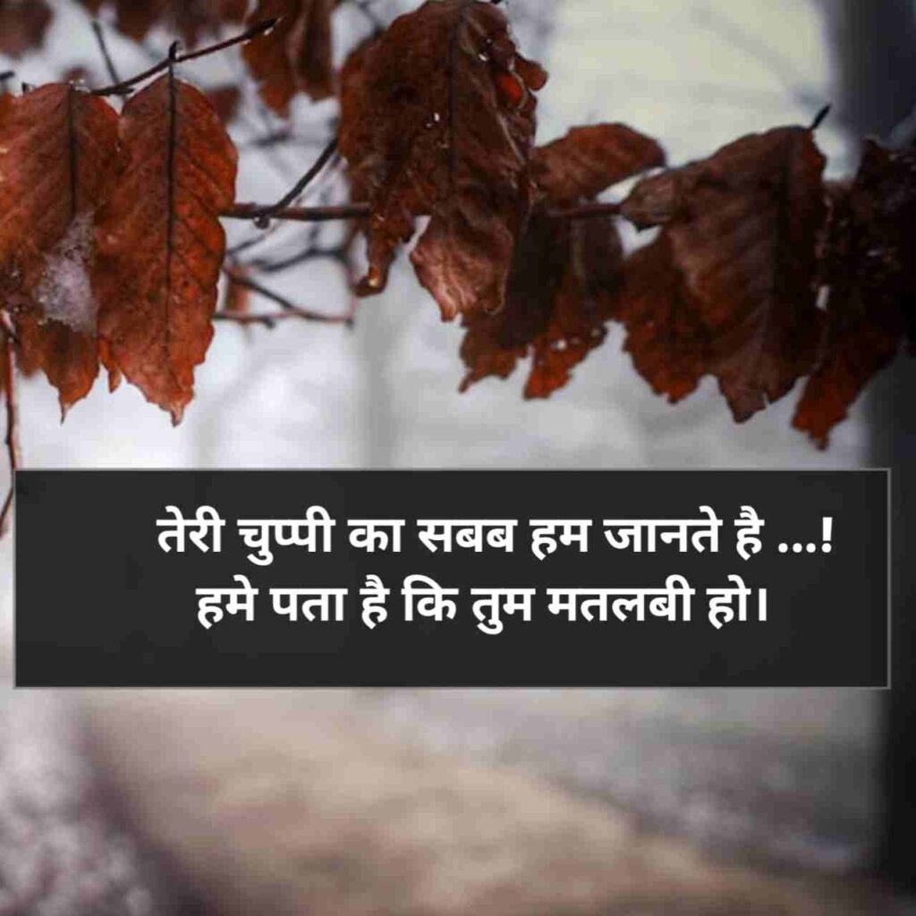 मतलबी दुनिया मतलबी लोग शायरी | Matlabi log shayari on life