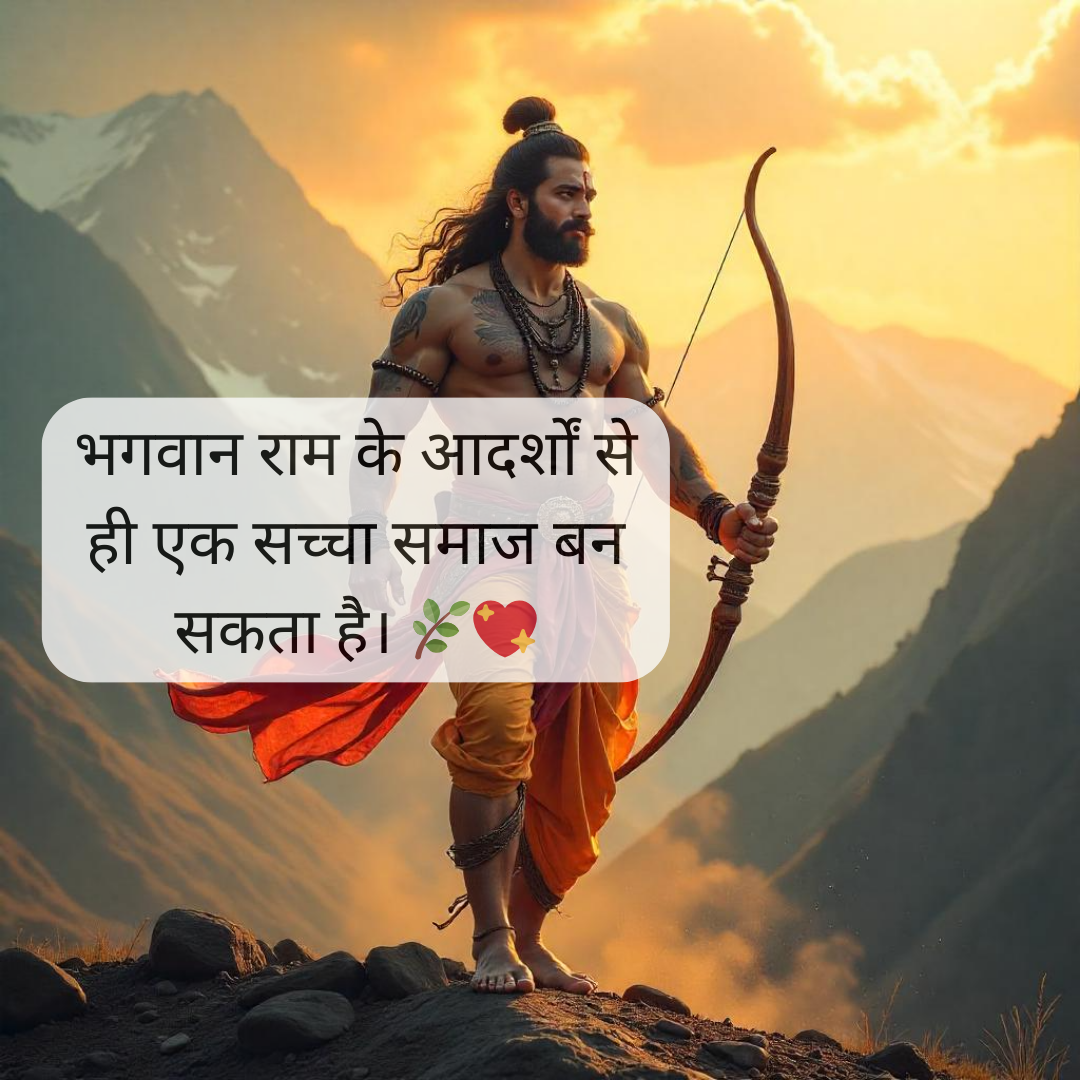 jai shree ram shayari in hindi 2 line