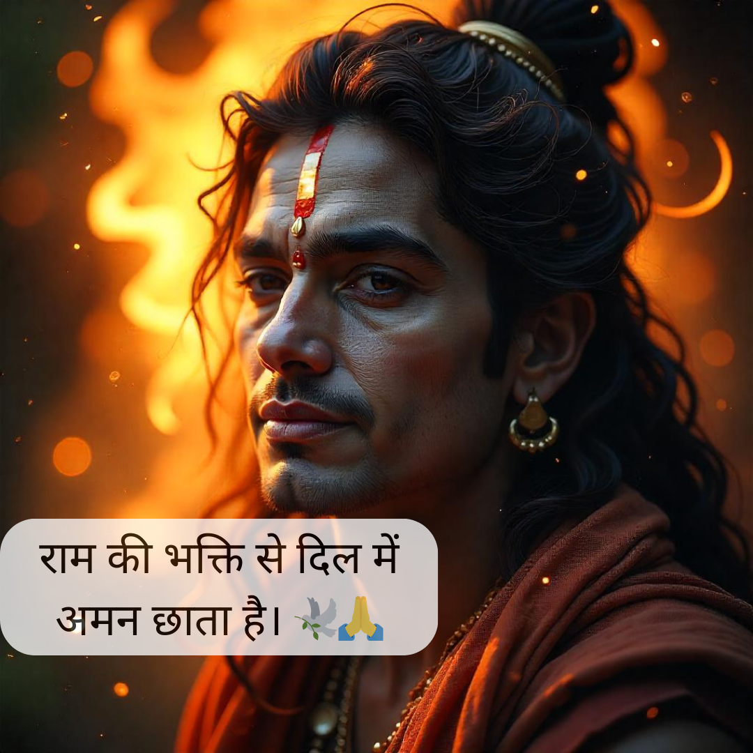 jai shree ram shayari in hindi 2 line